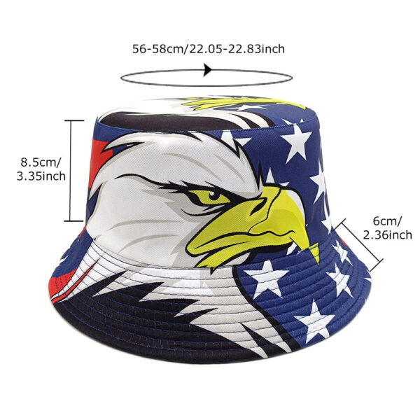 Wholesale Stylish Eagle Pattern Fisherman Hat for Outdoor Sun Protection Fashion Accessory