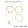 oly-0ff5e75758f530fe1ef3f3fa49f9a306 Wholesale Sweet Cherry Pearl Multi Layer Bracelet Set Alloy Electroplated Jewelry Gift for Women