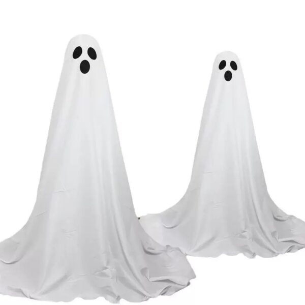 Wholesale Halloween Standing Glowing Ghost Decoration, Lilac Purple Outdoor Yard Ornament for Resale