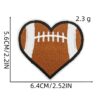 Wholesale Cute Sports Heart Embroidered Patch for Hat DIY Clothing Accessory Resale