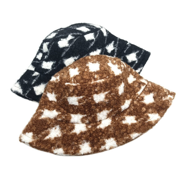 oly-100f39f9f9c4d21c389e34e2d7662d45 Wholesale Retro Teddy Fleece Fisherman Hat Trendy Winter Fashion Accessory with Sun Protection Face Slimming Design for Gift Resale