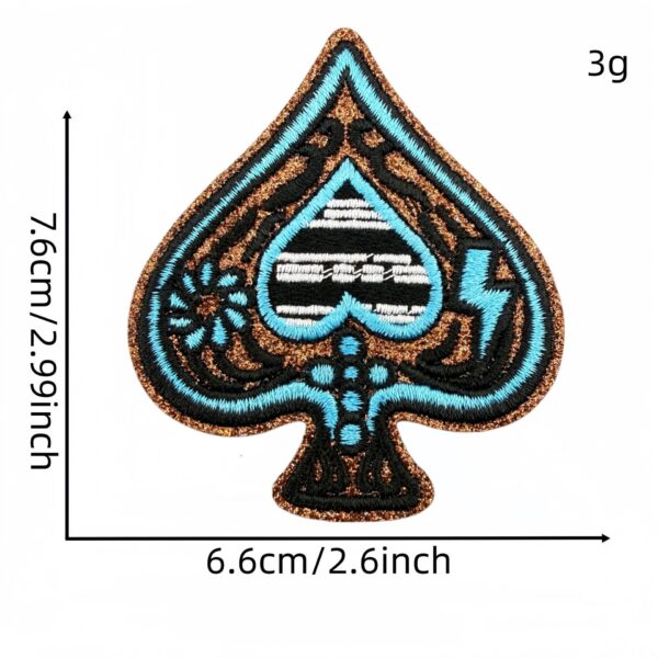 oly-10136271caf792e617f68242f01057d7 Wholesale Bohemian Turquoise Embroidery Western Denim Patch Set 22 Pcs Trendy Fashion Accessory for Boutique Resale