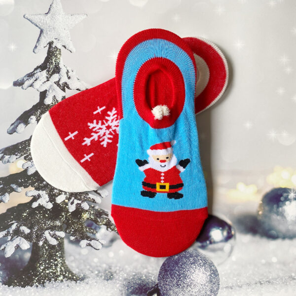 oly-10148ac2a5cf5e5eae3321eb7ea6e298 Wholesale Chic Cartoon Christmas Socks Red Women's Holiday Gift Boutique Resale