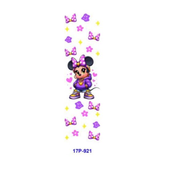 oly-1017fc00416f35bfd83be6fb998283cd Wholesale 2/8/16pcs UV DTF Stickers Polka Dot Bow Round Ear Cute Mascot Patterns Pen and Bookmark Stickers OLY Exclusive