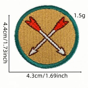 Cartoon round cloth patch 23#