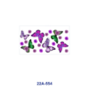 oly-1047888444e2dc4113cc7e2ad195fe76 Wholesale 5pcs Watercolor Colorful Butterfly Sunflower Rose Floral Mixed Decor Prints 16oz Cup UV DTF Wraps