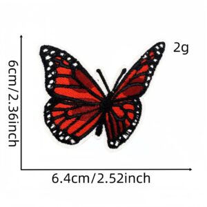 Red series cloth stickers 12 #