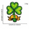 oly-107719cbfbec5fa2e50ddeb005260e27 Wholesale Irish Shamrock Embroidery Patch St. Patrick's Day Cloth Badge Fashion Accessory