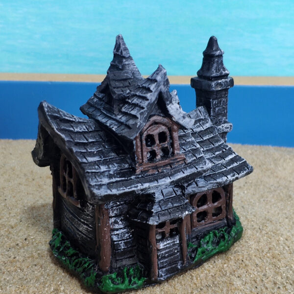 Wholesale Haunted House Resin Figurine Spooky Halloween Home Decor Accent
