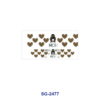 Wholesale 8pcs Mixed Beauty Fashion Cartoon Character Print 3oz Cup Stickers Wrap OLY Exclusive