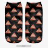 Wholesale Trendy 3D Digital Print Cartoon Short Socks Breathable Sweat Absorbing Polyester Cotton Everyday Fashion Accessory
