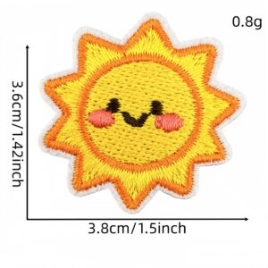 Travel-themed fabric patch #1