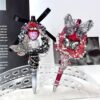oly-1095909830b1bfbf056ff9240b633cf3 Wholesale Trendy Red Black Diamond Strip Tassel Flower Beaded Pen Fashion Accessory Gift