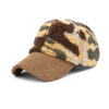 Wholesale Blue Camouflage Winter Baseball Cap Warm Corduroy Fashion Hat