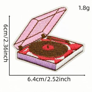 Pink series cloth stickers 10 #