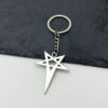 Wholesale Zinc Alloy Viking Eye of Horus Star Keychain Pendant Fashion Accessory Gift Boutique Resale
