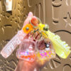 Wholesale Oil Flowing Quicksand Design Acrylic Keychain Bag Pendant Car Key Accessory Gift