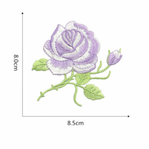 Rose cloth stickers 3#
