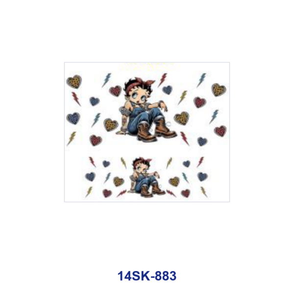 oly-10d1ef2309c8fb9d983936b8b523eea0 Wholesale 2/4/8pcs Retro Cartoon Character Print Mini Cup Keychain Sticker OLY Exclusive