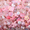 oly-10e5dcdedf93559481bcddfc2a34af37 Wholesale Acrylic Electroplated Loose Beads Pink Mix for DIY Phone Chain Bag Charm Craft Supply