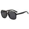 oly-10e64682eddd963bb078dda6080a1d1e Wholesale Black Frame Retro Square Pilot Sunglasses for Women Fashion UV400 Everyday