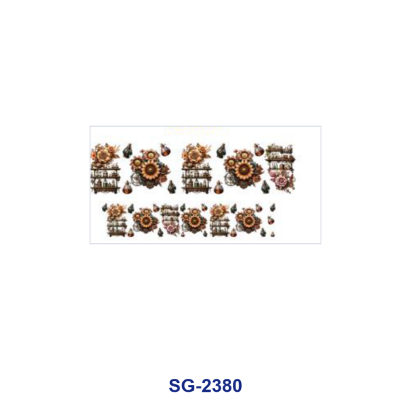 Wholesale 8pcs Mixed Quote Pet Cartoon Floral Print 3oz Cup Stickers Wrap OLY Exclusive