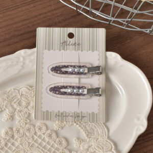 4 # Coffee pearl seamless clip-2pcs