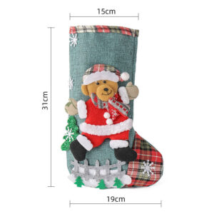 Linen large sock bear [31*19cm35g]