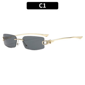 C1-gold frame gray piece