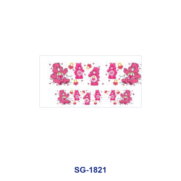 Wholesale 8pcs Cartoon Bear Mermaid Princess Pattern 3oz Cup Stickers Wrap OLY Exclusive