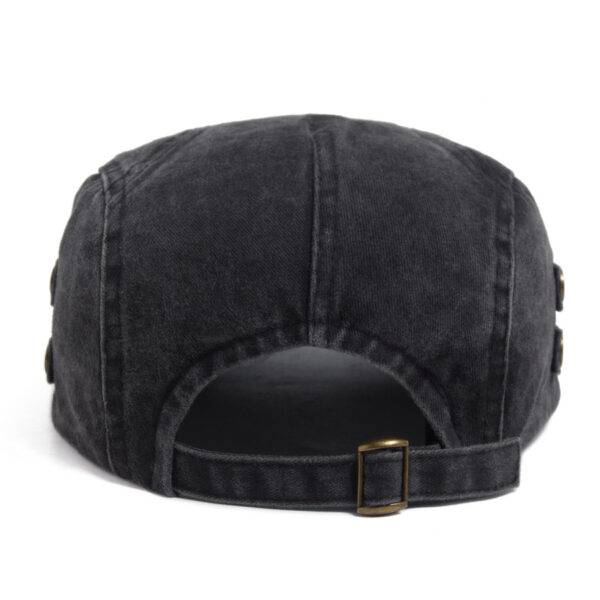 Wholesale Men's Cotton Retro Baseball Cap Double Buttons Navy Blue Everyday Casual