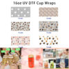oly-113c734c40b1f67a7853ef81316324f5 Wholesale 5pcs Daily Leisure Hand Drawn Coffee Cup Coffee Bean Hot Drink Mixed Decor Prints 16oz Cup UV DTF Wraps
