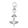 Wholesale Alloy Cross Guardian Angel Keychain Pendant White Mesh Bag Gift Decorative Accessory