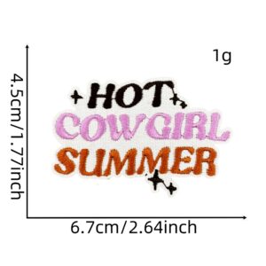 Western cowgirl cloth sticker 17#