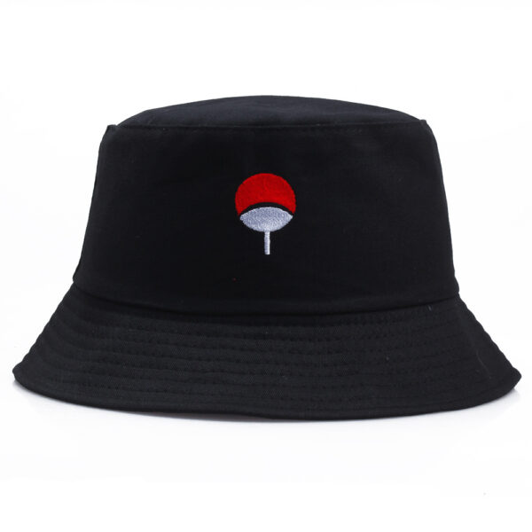 Wholesale Japanese Cartoon Embroidered Fisherman Hat Cotton Sun Hat Everyday Fashion Accessory for Gift