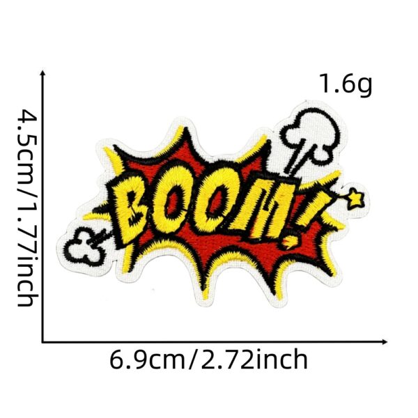 Wholesale Cartoon English Text Cloth Sticker for Baggage - Decorative Car Key Accessory