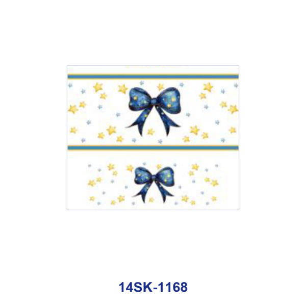 Wholesale 2/4/8pcs Multi Color Stripe Glitter Bow Ribbon Print Mini Cup Keychain Sticker