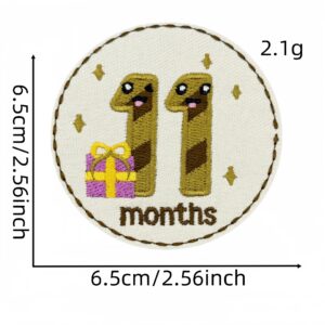 Cartoon round cloth sticker 11 #