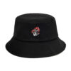 Wholesale Fashion Three Mushroom Embroidered Bucket Hat for Sun Protection Chic Accessory for Resale