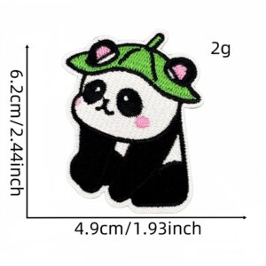 Panda cloth patch 8#