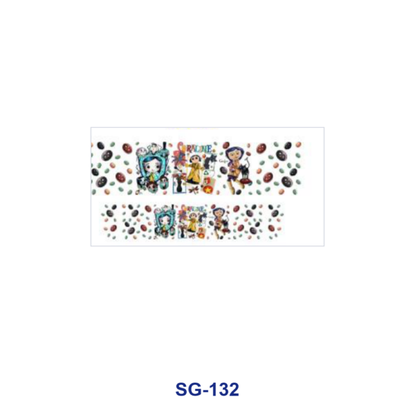 Wholesale 8pcs Colorful Holiday Graphic 3oz Tumbler Stickers Wrap