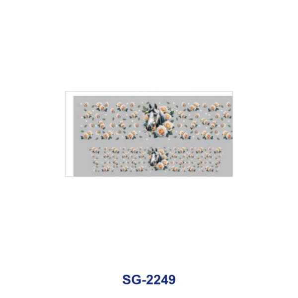 oly-11a71c2b02c68e00c6503e39e97eb104 Wholesale 8pcs Mixed Horse Floral Cross Cartoon Print 3oz Cup Stickers Wrap