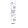 Wholesale 2/8/16pcs UV DTF Stickers Crescent Moon Floral Embroidered Butterfly Patterns Pen and Bookmark Stickers