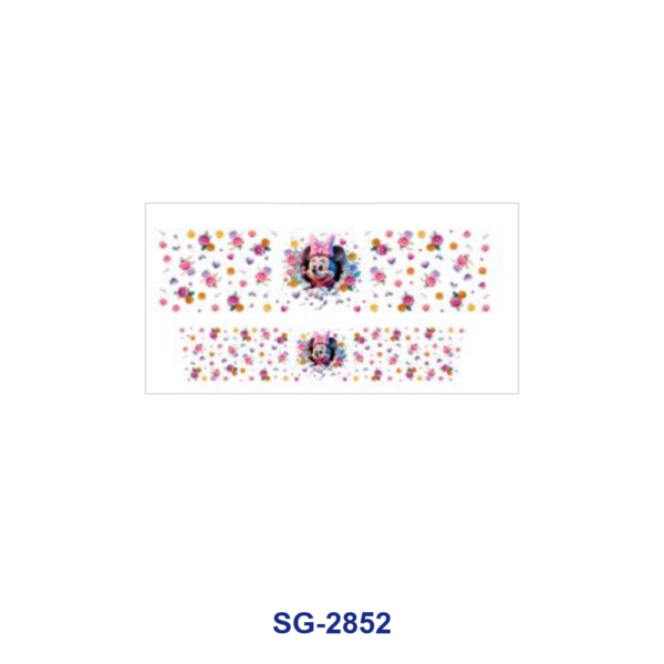 Wholesale 8pcs Dreamy Fairy Tale Girl Floral Print 3oz Cup Stickers Wrap OLY Exclusive