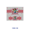 Wholesale 8pcs Valentine Love Design Mini Cup Keychain Sticker