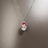 oly-11e8dcfb2690a19aa510feae90a2ed8c Wholesale Vintage Double Sided Angel Pendant Necklace, Zinc Alloy, Box Chain, Fashion Accessory for Women