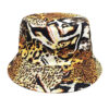 Wholesale Fashion Leopard Print Bucket Hat Sun Protection Outdoor Casual Everyday Wear