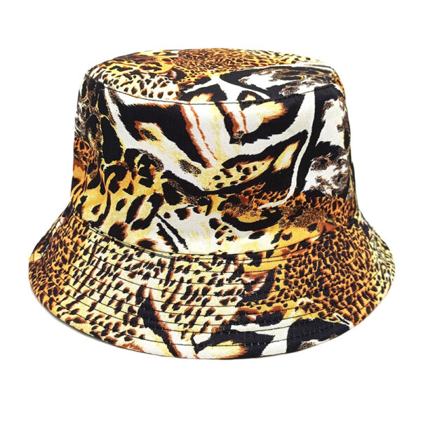 Wholesale Fashion Leopard Print Bucket Hat Sun Protection Outdoor Casual Everyday Wear