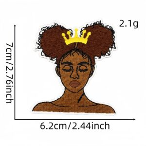 Black girl cloth stickers 2#