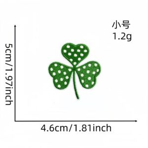 Green leaf small cloth sticker 27#